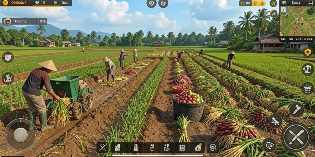 Karakter unik dengan item khusus yang menarik.