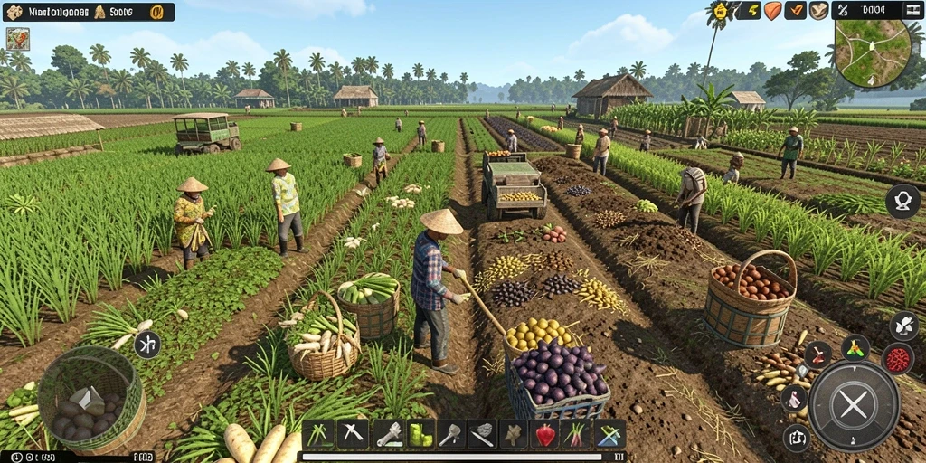 Grafik dan animasi yang memukau dalam LADANG78.